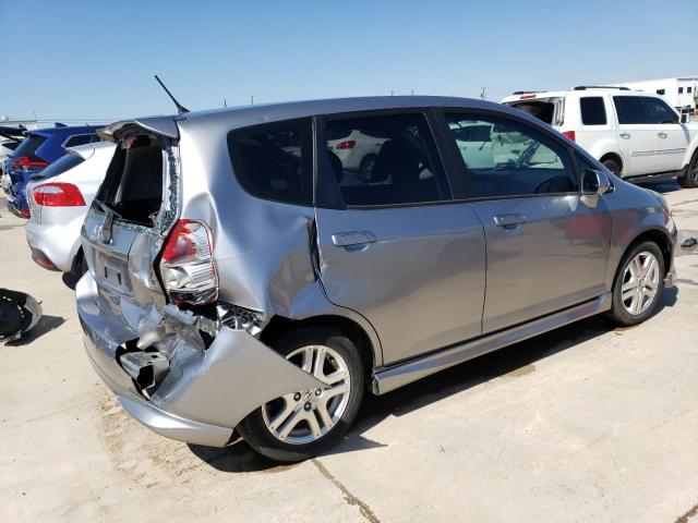 JHMGD38607S009758 - 2007 HONDA FIT S SILVER photo 3