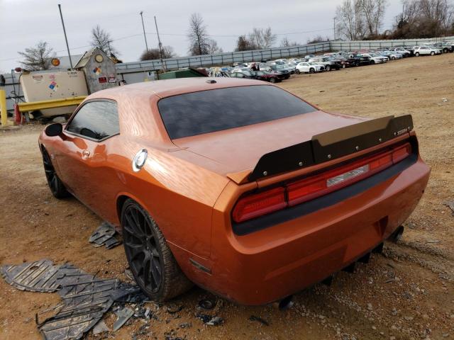 2B3CJ5DTXBH603971 - 2011 DODGE CHALLENGER ORANGE photo 2