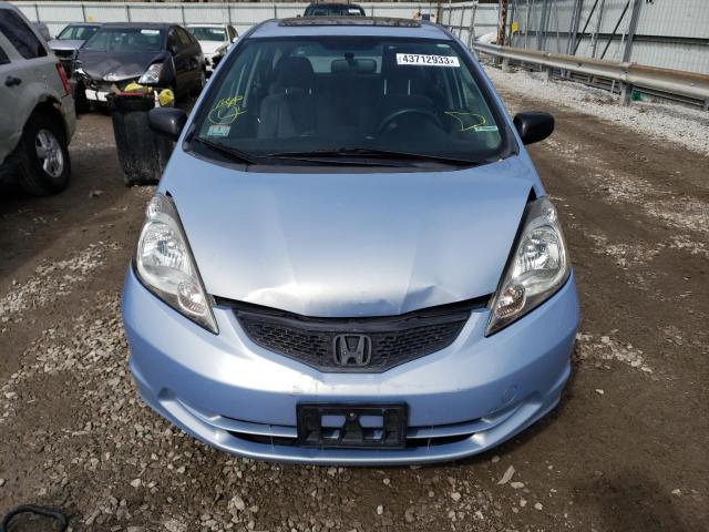 JHMGE88269S049708 - 2009 HONDA FIT BLUE photo 5