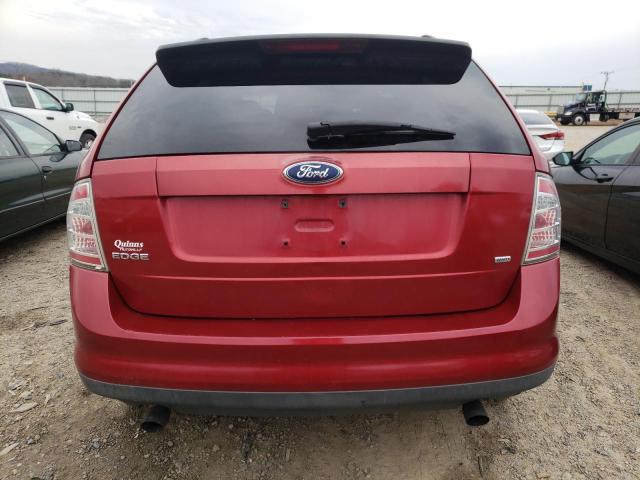 2FMDK46C77BB40569 - 2007 FORD EDGE SE RED photo 6