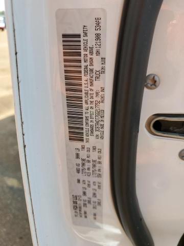 3C6TR4DT7GG217752 - 2016 RAM 2500 SLT თეთრი ფოტო 12