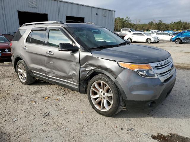 1FM5K7D86DGB82014 - 2013 FORD EXPLORER XLT GRAY photo 4