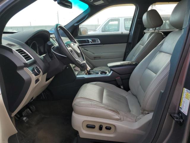 1FM5K7D86DGB82014 - 2013 FORD EXPLORER XLT GRAY photo 7