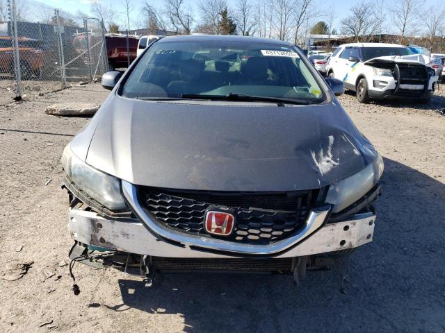 19XFB2F92DE252903 - 2013 HONDA CIVIC EXL GRAY photo 5