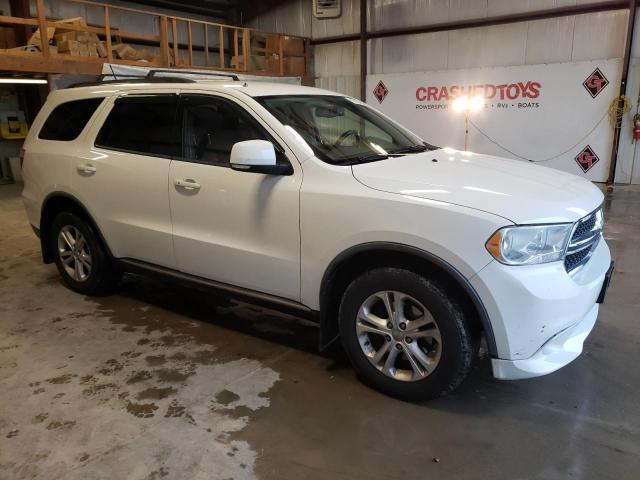 1D4RE4GG2BC625443 - 2011 DODGE DURANGO CREW WHITE photo 4