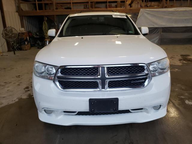 1D4RE4GG2BC625443 - 2011 DODGE DURANGO CREW WHITE photo 5