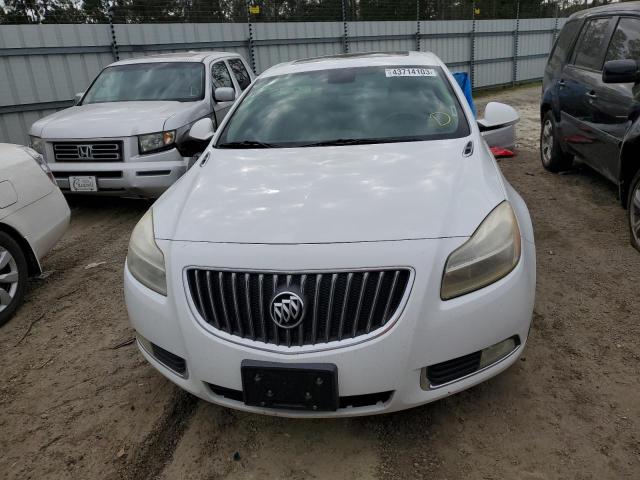 2G4GS5EK4C9209425 - 2012 BUICK REGAL PREMIUM WHITE photo 5