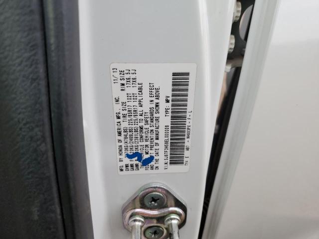 5J6TF3H59EL000009 - 2014 HONDA CROSSTOUR EXL თეთრი ფოტო 13