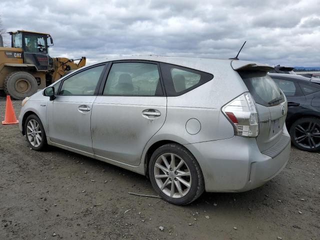 JTDZN3EUXE3329445 - 2014 TOYOTA PRIUS V SILVER photo 2