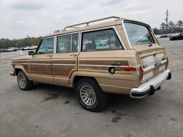 1J4GS5876KP107484 - 1989 JEEP GRAND WAGO TAN photo 2