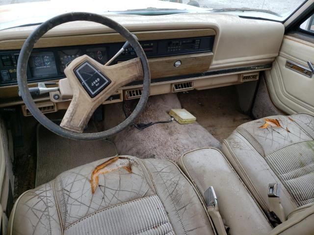 1J4GS5876KP107484 - 1989 JEEP GRAND WAGO TAN photo 8