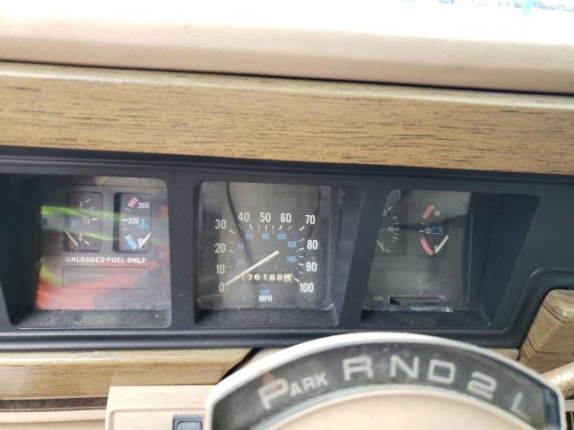 1J4GS5876KP107484 - 1989 JEEP GRAND WAGO TAN photo 9