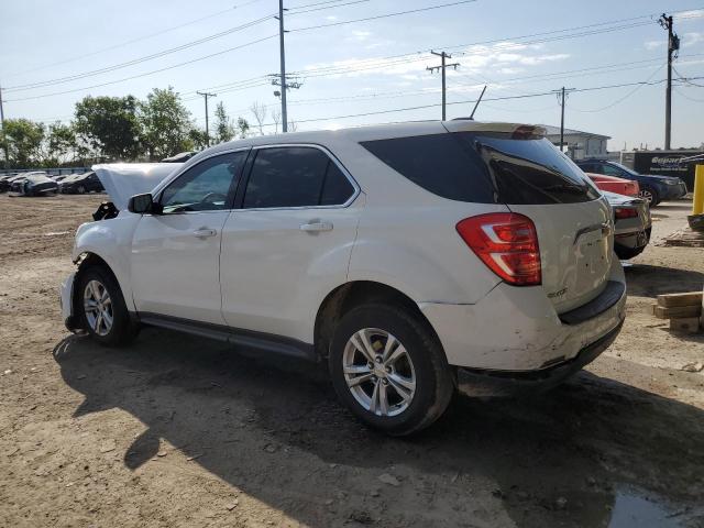 2GNALBEK1H1549103 - 2017 CHEVROLET EQUINOX LS WHITE photo 2