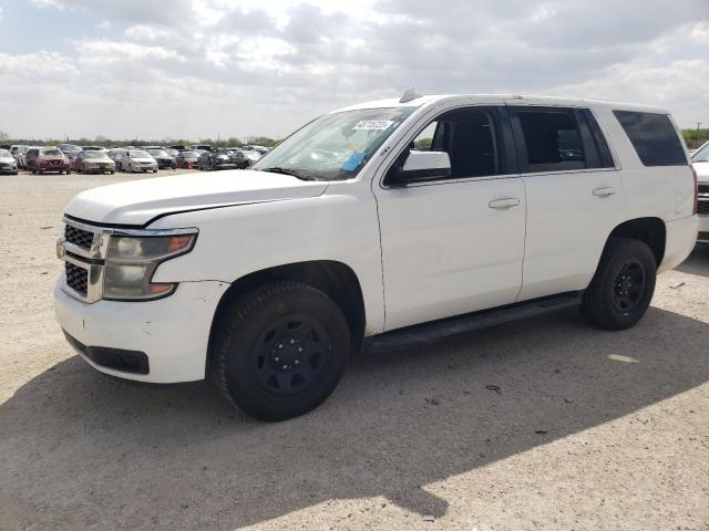 1GNLCDEC1KR283304 - 2019 CHEVROLET TAHOE POLICE WHITE photo 1