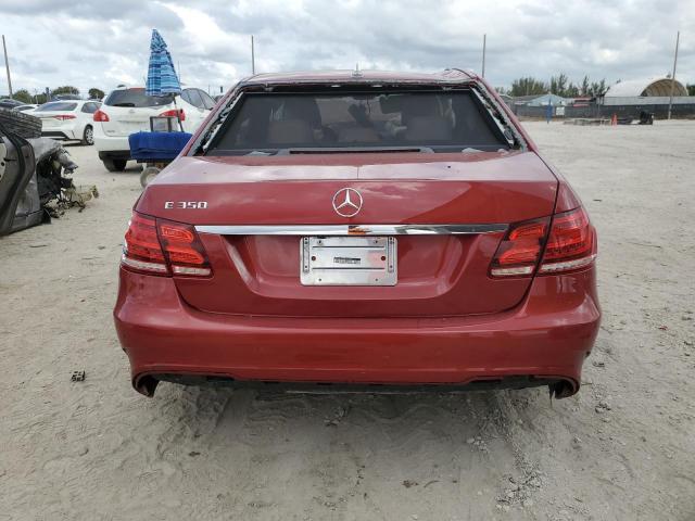 WDDHF5KB2EB000435 - 2014 MERCEDES-BENZ E 350 RED photo 6