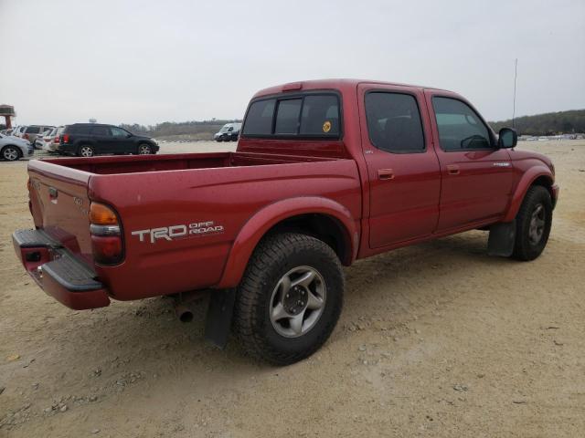 5TEGN92N44Z402980 - 2004 TOYOTA TACOMA DOUBLE CAB PRERUNNER RED photo 3