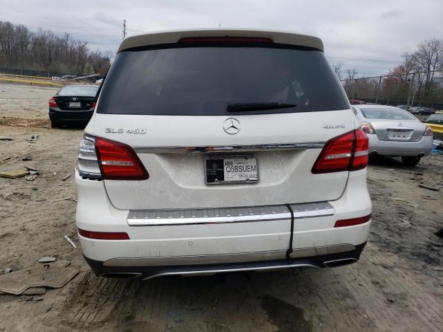 4JGDF6EE2JB182910 - 2018 MERCEDES-BENZ GLS 450 4MATIC WHITE photo 6