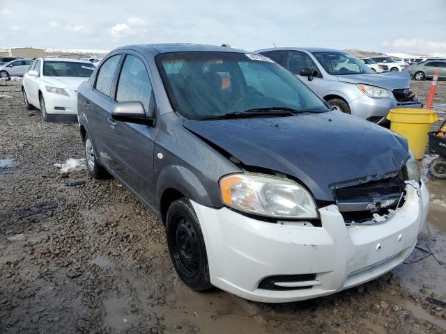 KL1TD56637B113988 - 2007 CHEVROLET AVEO BASE İki rəngli foto 4