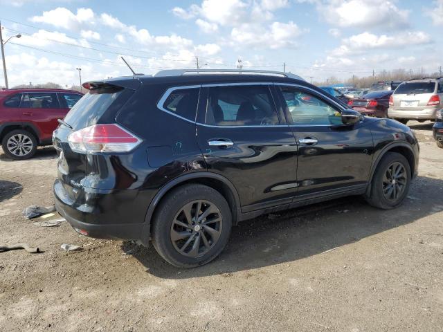 5N1AT2MV5EC762285 - 2014 NISSAN ROGUE S BLACK photo 3