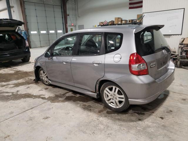 JHMGD38618S033066 - 2008 HONDA FIT SPORT GRAY photo 2