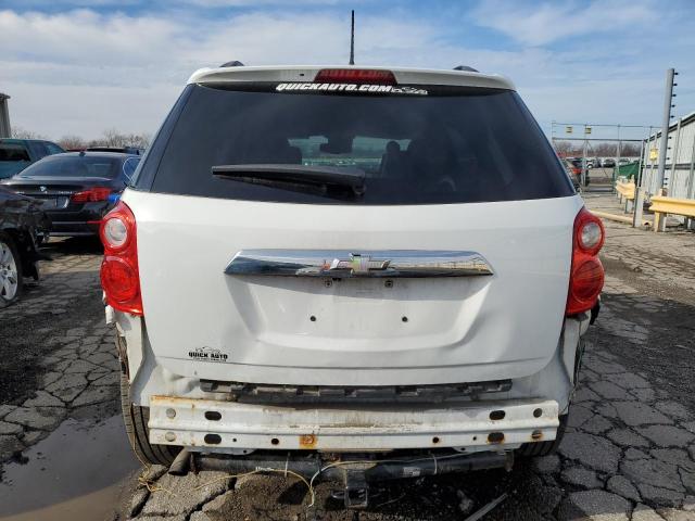 1GNALBEK6EZ127461 - 2014 CHEVROLET EQUINOX LT WHITE photo 6