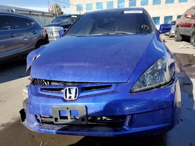 1HGCM55113A130725 - 2003 HONDA ACCORD DX BLUE photo 5