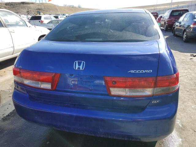 1HGCM55113A130725 - 2003 HONDA ACCORD DX BLUE photo 6