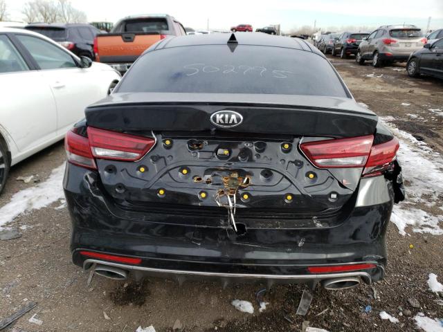 5XXGV4L22GG033515 - 2016 KIA OPTIMA SXL BLACK photo 6