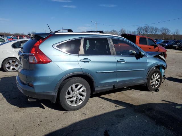 5J6RM4H72FL034317 - 2015 HONDA CR-V EXL BLUE photo 3