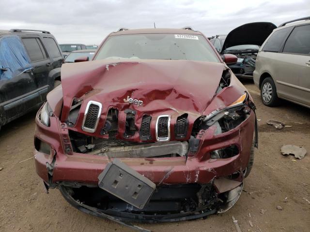 1C4PJMLX0JD613175 - 2018 JEEP CHEROKEE LATITUDE PLUS BURGUNDY photo 5