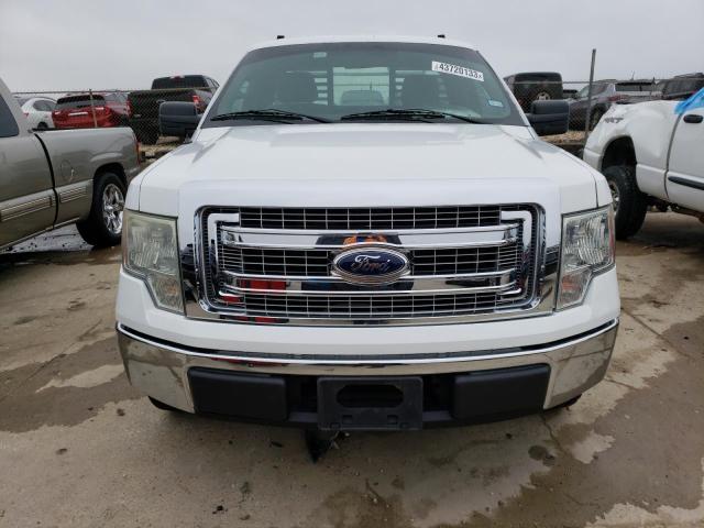 1FTNF1CF0EKD47415 - 2014 FORD F150 WHITE photo 5