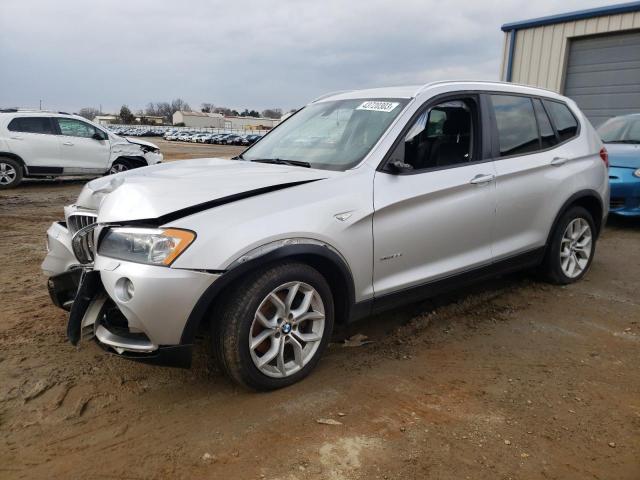 5UXWX7C54E0E82387 - 2014 BMW X3 XDRIVE35I SILVER photo 1