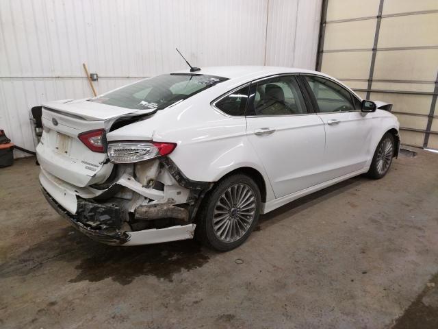 3FA6P0K99ER130258 - 2014 FORD FUSION TITANIUM WHITE photo 3