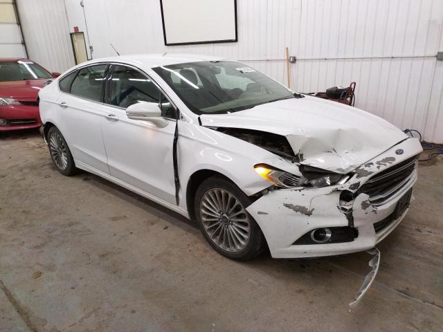 3FA6P0K99ER130258 - 2014 FORD FUSION TITANIUM WHITE photo 4