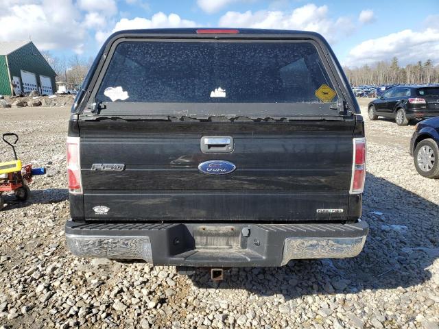 1FTFX1EF5BKD07048 - 2011 FORD F150 SUPER CAB BLACK photo 6