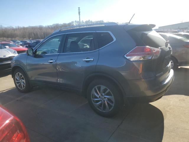 5N1AT2MT8EC791035 - 2014 NISSAN ROGUE S GRAY photo 2