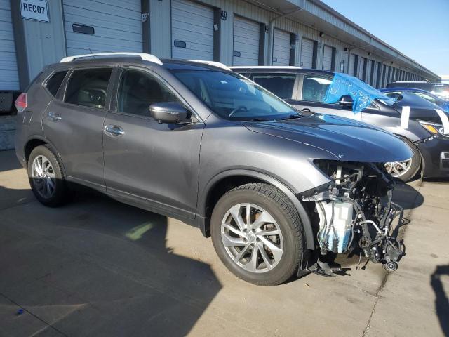 5N1AT2MT8EC791035 - 2014 NISSAN ROGUE S GRAY photo 4