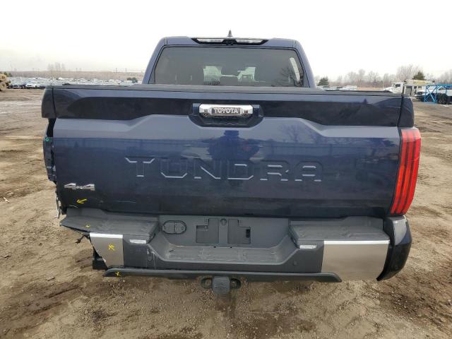 5TFJA5DB8PX112606 - 2023 TOYOTA TUNDRA CREWMAX LIMITED BLUE photo 6