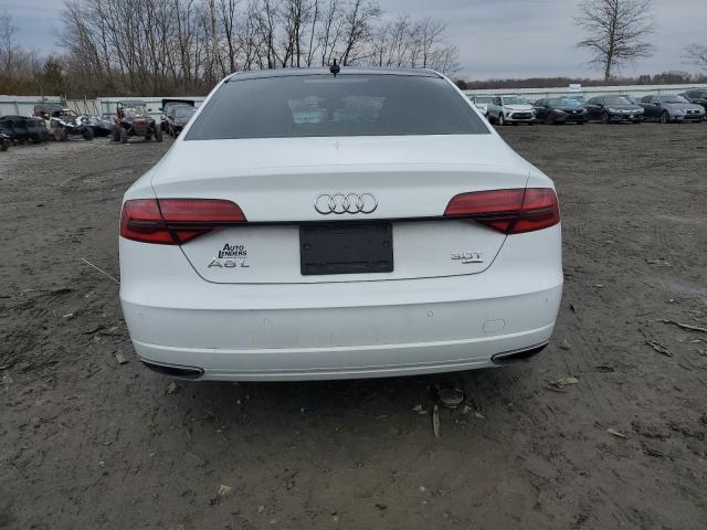 WAU44AFD9JN000764 - 2018 AUDI A8 L QUATTRO WHITE photo 6