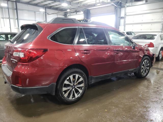 4S4BSELC8F3274894 - 2015 SUBARU OUTBACK 3.6R LIMITED BURGUNDY photo 3