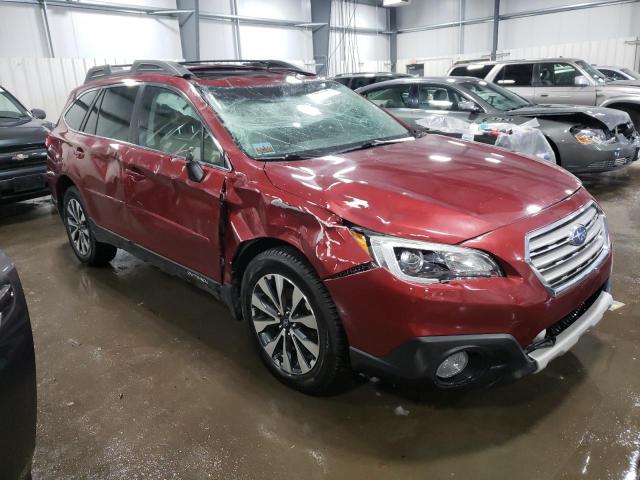 4S4BSELC8F3274894 - 2015 SUBARU OUTBACK 3.6R LIMITED BURGUNDY photo 4