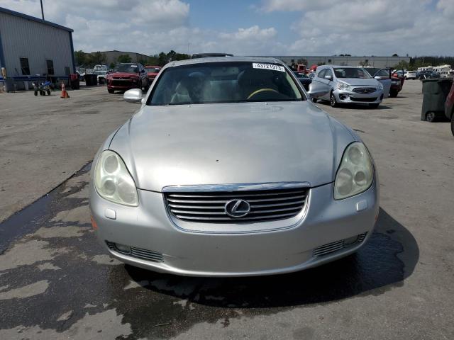 JTHFN48Y450068529 - 2005 LEXUS SC 430 SILVER photo 5