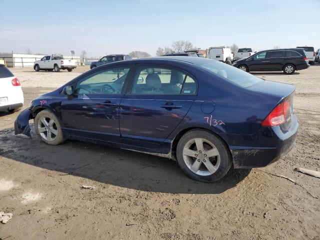 1HGFA16898L103536 - 2008 HONDA CIVIC EX BLUE photo 2