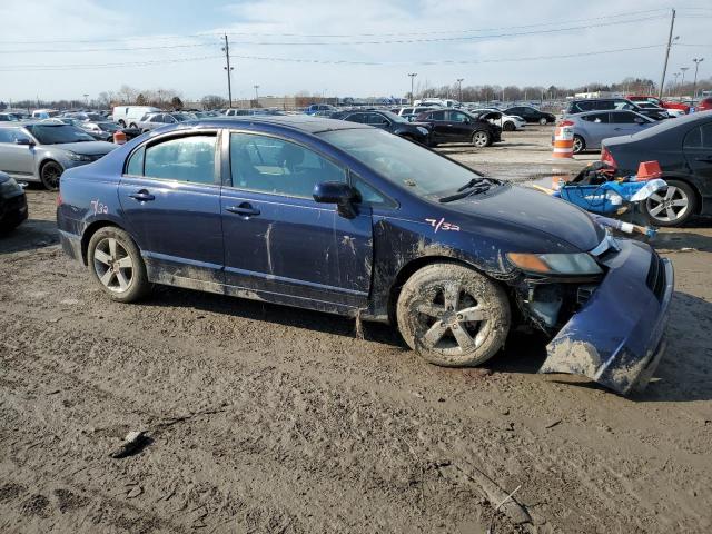 1HGFA16898L103536 - 2008 HONDA CIVIC EX BLUE photo 4