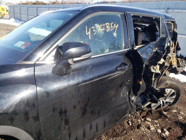 5TDGZRBH4MS058028 - 2021 TOYOTA HIGHLANDER XLE BLACK photo 7
