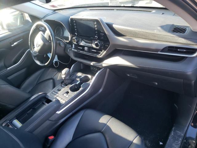 5TDGZRBH4MS058028 - 2021 TOYOTA HIGHLANDER XLE BLACK photo 8