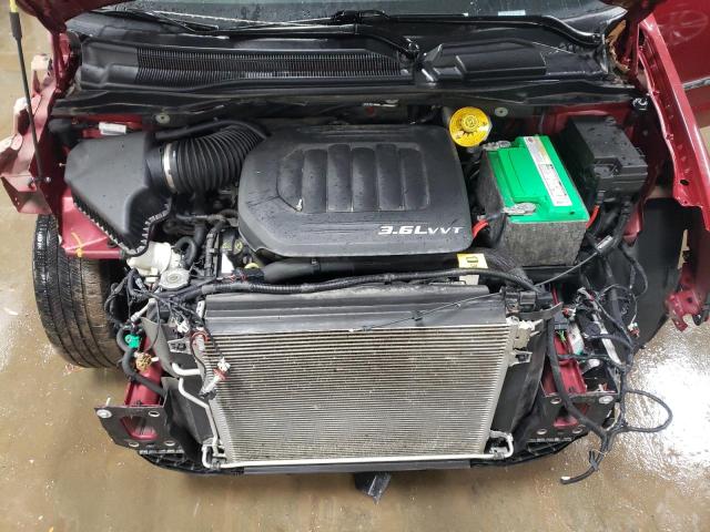 2C4RC1CG7GR174953 - 2016 CHRYSLER TOWN & COU TOURING L BURGUNDY photo 11