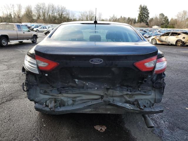 3FA6P0H79ER220001 - 2014 FORD FUSION SE BLACK photo 6