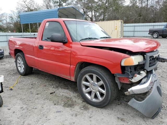 1GTEC14V35Z263224 - 2005 GMC NEW SIERRA C1500 RED photo 4