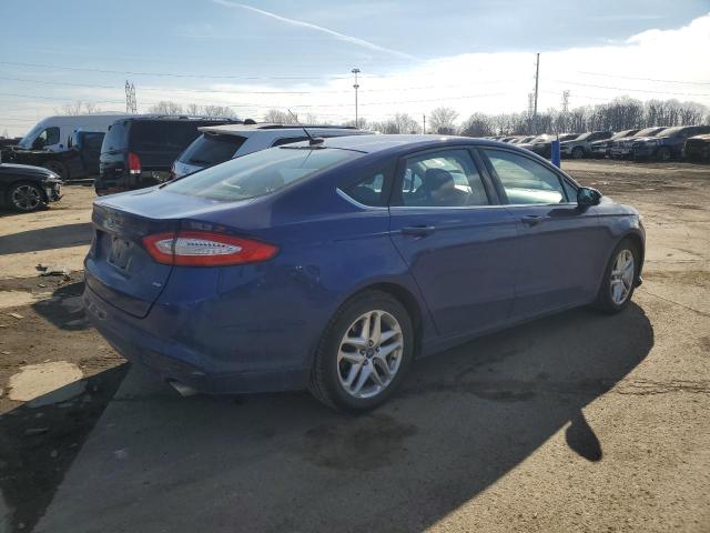 3FA6P0H71DR183010 - 2013 FORD FUSION SE BLUE photo 3